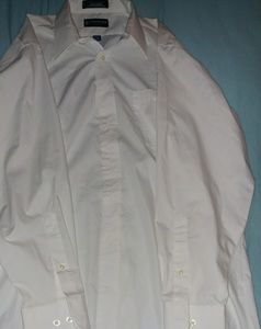 Mens white button down